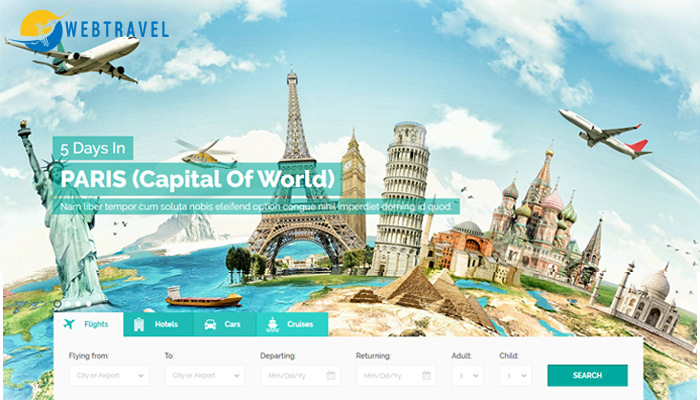 Những mẫu website du lịch đẹp chuyên nghiệp