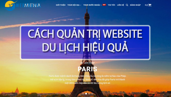 Cách quản trị website du lịch cho người mới bắt đầu