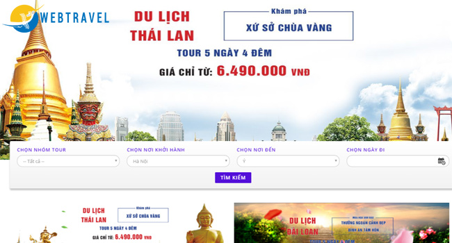 Những lưu ý khi thiết kế website du lịch